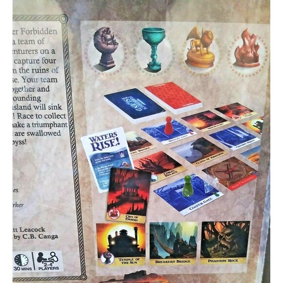 Forbidden Island Adventure Board Game By Gamewright  2-4 Players Ages 10+ - Picture 5 of 6